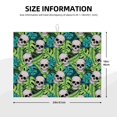 thumbnail image 3 of Kdxio Skull and Palm Leaves for Dish Drying Mat,24*18 inch Absorbent Dish Drainer Kitchen Counter,Large Size Dish Drying Pad for Countertops,Draining Racks, 3 of 9