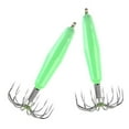 thumbnail image 6 of Simulation Sleeve-fish Luminous Jigs Wood Shrimp Lures Fishing Tackle Squid Hook Octopus Bait 25G, 6 of 7