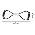 thumbnail image 2 of Resistance Band Yoga Rally Strap Body Shaping Pull Rope Silicone Pull Elastic Yoga 8 Word Shape Stretch Chest Fitness Tools, 2 of 5