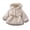 White-02, variant on Girls Hooded Faux Fur Coat Waist Bow Decor Warm Winter Outerwear 1-5Years