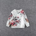 thumbnail image 2 of PatPat Mommy and Me Matching Sweatshirt Set,Floral Print Crewneck Drop Shoulder Long Sleeve T-Shirt Tops Romper for Girls Fall Outfit Clothes, 2 of 7
