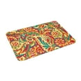 thumbnail image 2 of XMXT Non-Slip Polyester Bathroom Rugs Kitchen Door Mat, Vintage Abstract Prints Machine Washable Bath Mats Rug for Kitchen Shower Bathtub Decor, 15.7 x 23.6 inches, 2 of 9