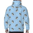 thumbnail image 7 of Haiem French Bulldog Puppy Patterned Men's Hoodie with Kangaroo Pocket - Ideal Pullover Sweatshirt for Daily Wear, Travel, and Home-Medium, 7 of 7