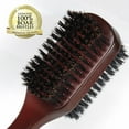 thumbnail image 3 of (2 pack) WavEnforcer Double-Sided Boar Fade Brush, 3 of 6