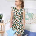 thumbnail image 4 of Vsdgher Cactus pour Filles Chemises de Nuit Manches Courtes à Volants Robe de Nuit Pyjama pour Fête Pyjama-TTG, 4 of 6