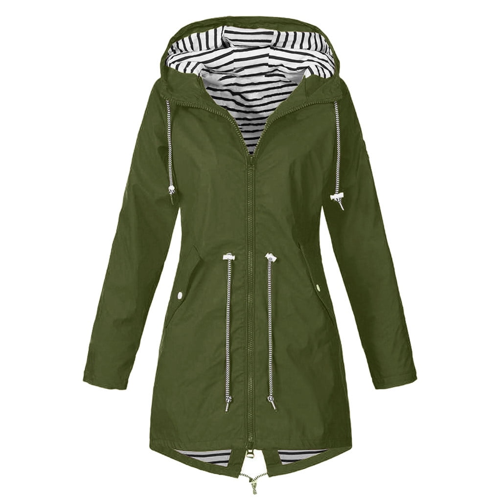 plus size rain jacket walmart