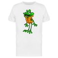 thumbnail image 1 of Frog With Vest Cartoon Tee Men's -Image by Shutterstock, 1 of 2