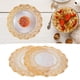 thumbnail image 3 of Manteles individuales, 2 unidades, 30 cm x 30 cm, manteles individuales, posavasos resistentes y duraderos, 3 of 12