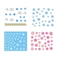 thumbnail image 2 of Electronicheart 1 Sheet Christmas 3D Nail Sticker Snowflakes Nail Tips Tatoos Party Manicure Transfer Sticker, 2 of 7