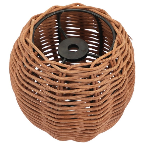 Raindrops Rattan Pendant Lamp Shade Hand Woven 12X0.39Inch for Light Fixture Accessories