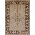 thumbnail image 1 of Ahgly Company Machine Washable Indoor Rectangle Industrial Modern Sienna Brown Area Rugs, 5' x 8', 1 of 7