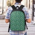 thumbnail image 5 of Disketp Monstera Leaves School Backpack, Lightweight Basic Middle School Bookbags 17 Inch Casual Daypack for Student College, Travel or Outdoor, 5 of 6