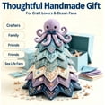 thumbnail image 2 of Ocean Friends DIY Patchwork Christmas Tree Kit, 3D Layered Marine Creature Hand Sewing Craft Set,Christmas Decorations, 2 of 6