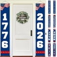 thumbnail image 4 of 250th Anniversary USA Flag for 4th of July, Set of 2 Vertical Star and Stripe Door Decorations for Independence Day and Memorial Day, 71x12in, 4 of 4