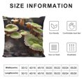 thumbnail image 5 of GOSMITH  Throw Pillow Cover - Rain-Wet Bracket Fungi Mushroom Shelf Fungi Fungi, 5 of 5