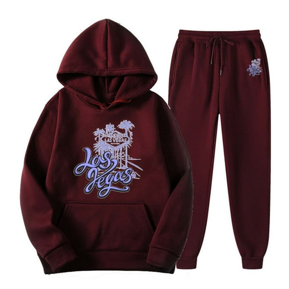 JHLZHS Workout Clothes for Men Plus Size Autumn and Winter Men's Personality Letter Print Hoodie Loose Fashion Sweatshirt Casual Sports Set 80 S Outfits for Men Summer 70 S Outfit for Men Big and Tall