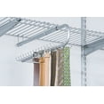 Rubbermaid Configurations 30Hook Tie and Belt Organizer, Titanium