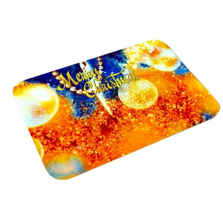 

Cglfd Christmas Cartoon Home Door Mat Absorbent Mat Living Room Kitchen Floor Mat 40X60Cm