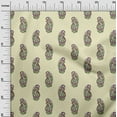 thumbnail image 2 of oneOone Silk Tabby Light Yellow Fabric Peacock Block Quilting Supplies Print Sewing Fabric By The Yard 42 Inch Wide, 2 of 4