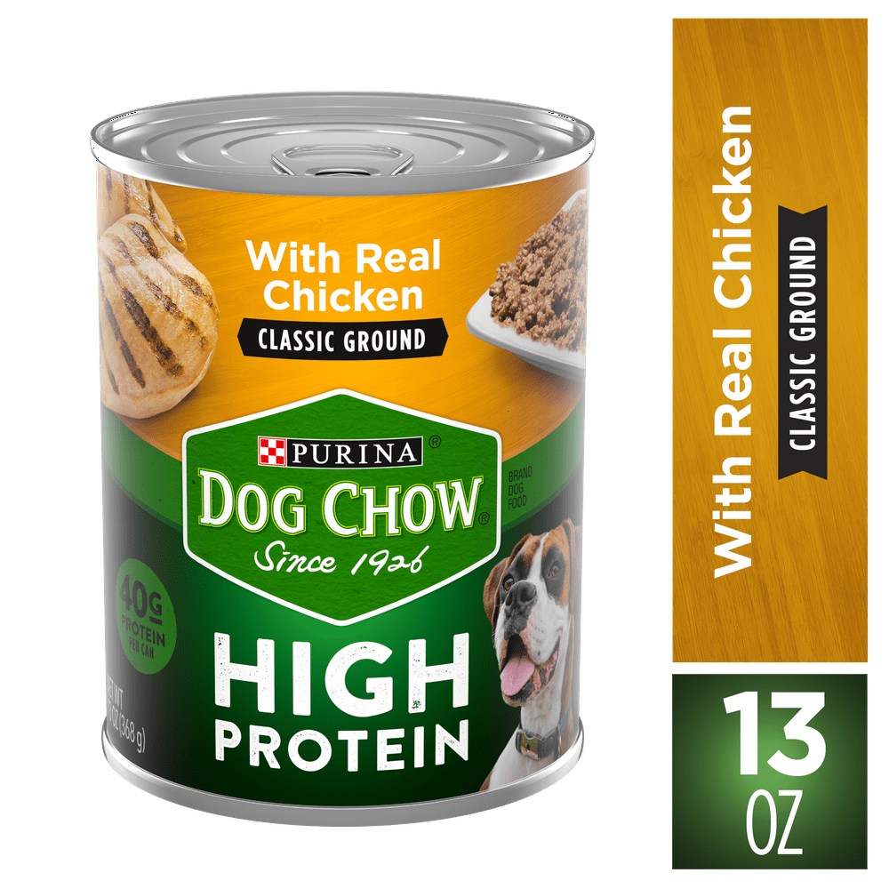 Purina Dog Chow High Protein Pate Wet Dog Food, High Protein With Real