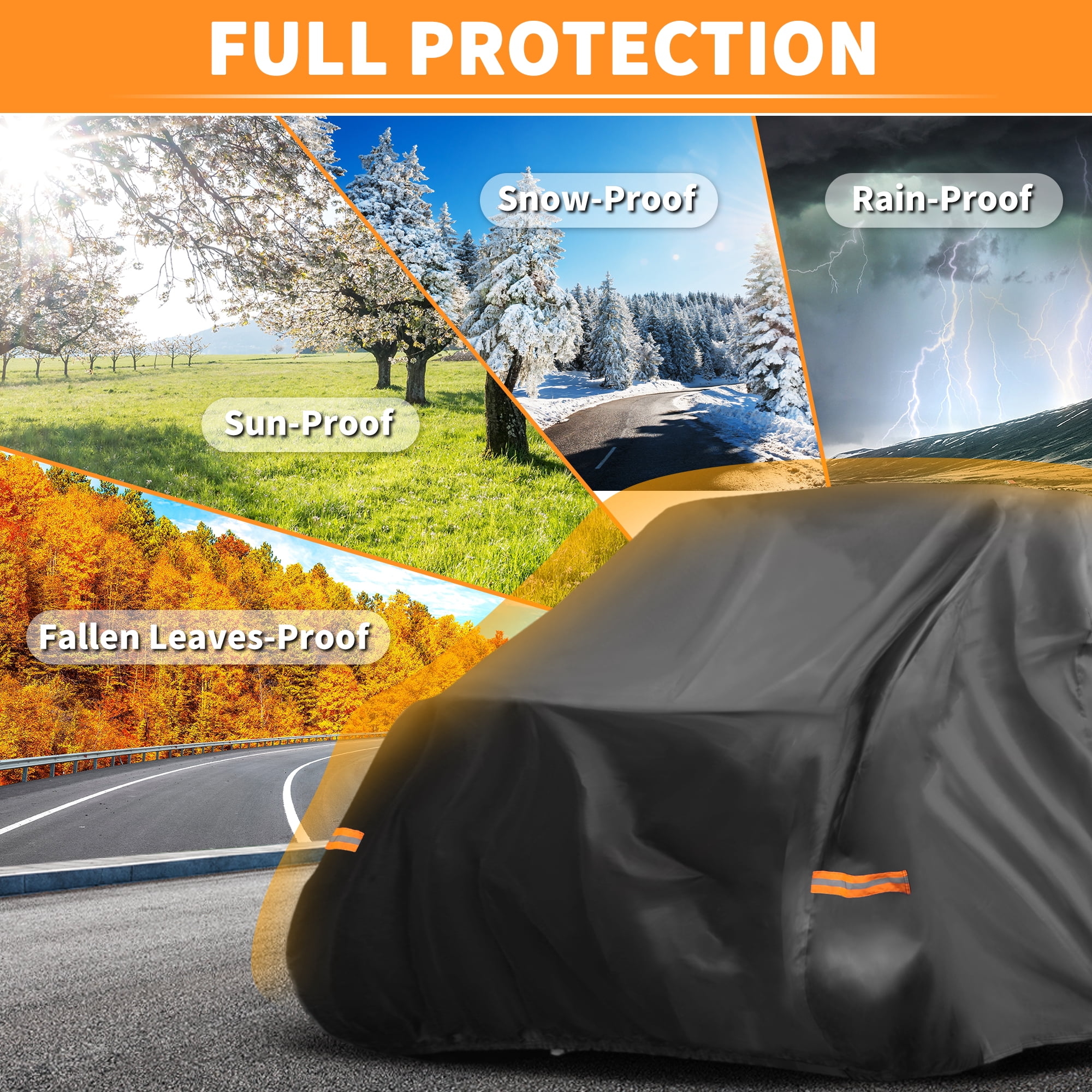 Unique Bargains UTV Cover for Yamaha YXZ1000R 2 Seaters Waterproof Side by Side Cover