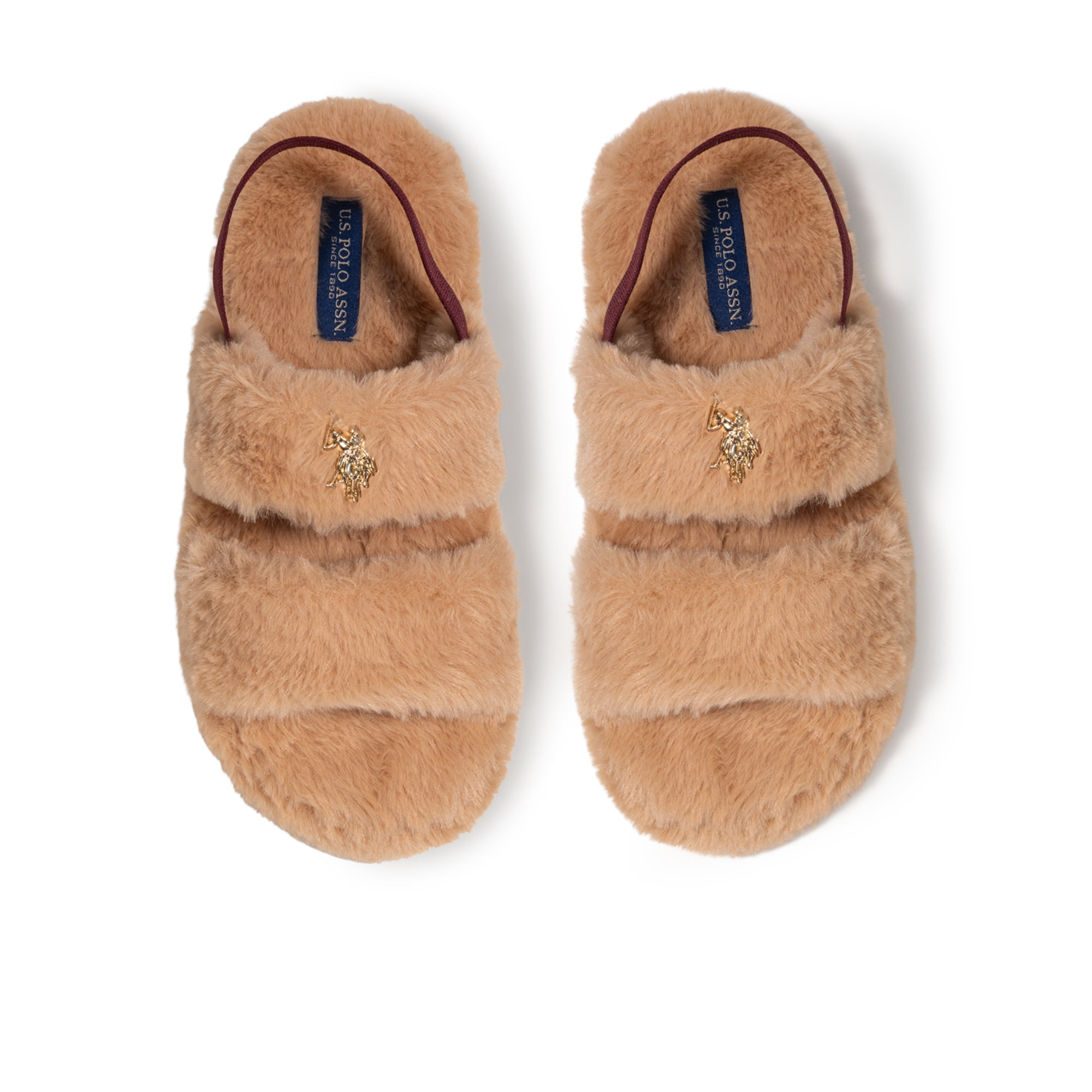 U.S. Polo Assn.Womens Double Strap Slipper
