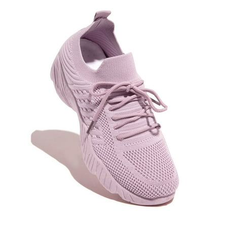 

Womens Running Trainers Ladies Sneakers Slip On Walking Gym Comfy Fashion Shoes