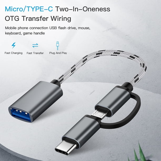 onlyliua Liquidación Adaptador Usb C 2 En 1 Tipo C y Cable Usb a Adaptador Usb 3.0 Otg para Tipo C