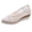 White, variant on Wedge Espadrille Flats For Women Floral Sequin Lace Mesh V Cut Top Pointed Toe Jute Woven Mid Wedge Slip On Shoe Footwear