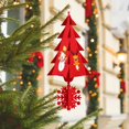 thumbnail image 4 of AMERTEER Christmas Decorations Non-Woven Three-Dimensional Christmas Tree Creative Pendant Christma, 4 of 6