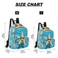 thumbnail image 3 of JIALIOU Mini Backpack Purse for Women Quilted Casual Daypack Small Travel Shoulder Bag, Starfish with Sunglasses, 3 of 7