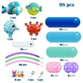 thumbnail image 5 of Decoraciones de Cumpleaños de Tema Marino para Niños, 98 Piezas Decoraciones de Cumpleaños de Mar con Pancarta de Feliz Cumpleaños, Globos de Animales del Océano Decoraciones de Fiesta de Cumple, 5 of 5