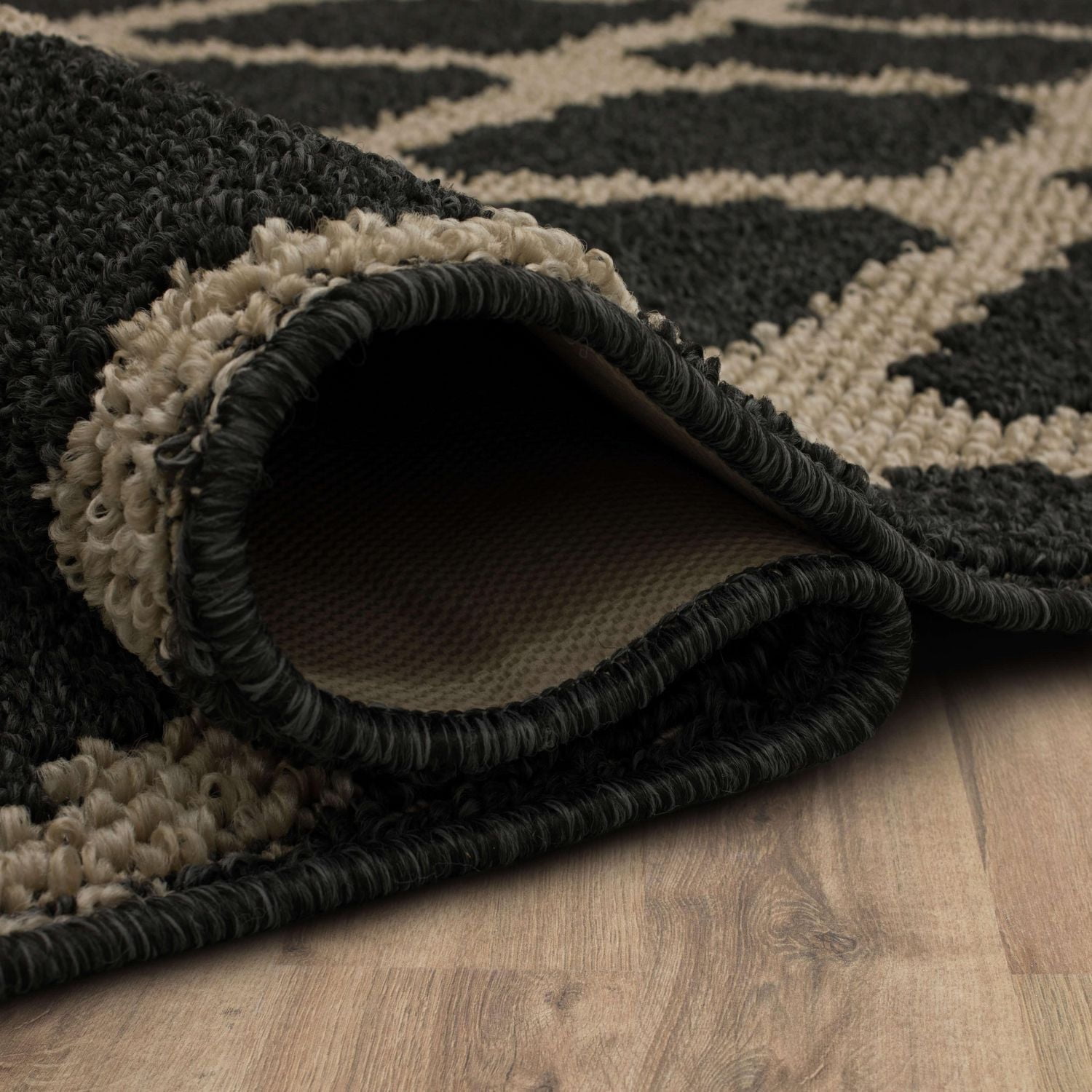 Mohawk Home - Tapis touffeté en polyester à motif de losanges, praline/havane