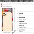 thumbnail image 3 of Wallets for women large Capacity Genuine Leather, Long Stitching wallet multi color, 3 of 5