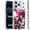 Eiffel Tower Leopard skin, variant on Phone Case for Apple iPhone 18 Pro Luxury Glitter Epoxy Design Chrome Metallic Edge Shockproof Protective Stylish Fashion Durable Slim Premium Finish Cover [Yellow Daisy Flower]