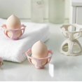thumbnail image 3 of Soporte para huevos de belleza, soporte para esponjas en polvo, soporte para almacenamiento de esponjas en polvo, 3 piezas (rosa+albaricoque+gris), 3 of 5