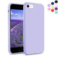 thumbnail image 1 of Funda de Silicona Entronix para iPhone 7/8, Suave Al Tacto, Antiarañazos y Antigolpes, Color Morado, 1 of 6