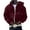 Red, variant on Vedolay Men's Hoodie Sweatshirt Pullover Hooded Long Sleeve Open Front Cardigan Long Sweaters with Pockets Yellow,L