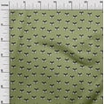 thumbnail image 3 of oneOone Cotton Cambric Gray Fabric Rabbit Quilting Supplies Print Sewing Fabric By The Yard 42 Inch Wide, 3 of 5