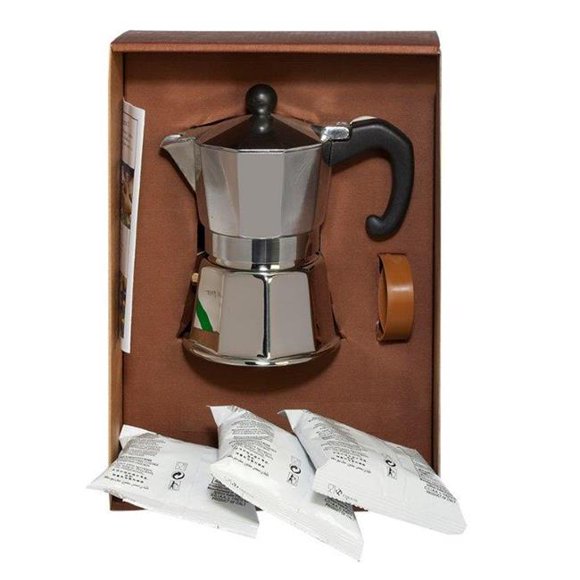 Moka Amica Roma Electric Espresso Maker - 4 Cup