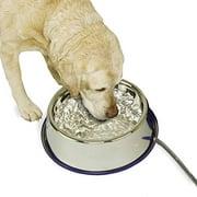 K&H Pet Products 2030 K&H Manufacturing Thermal-Bowl Stainless Steel 102 Oz. 25 Watts