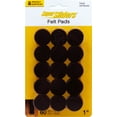 thumbnail image 6 of Super Sliders 1-Inch Round Self-Stick Felt Furniture Pads for Hardwood, Brown, 60 Pack, 6 of 8