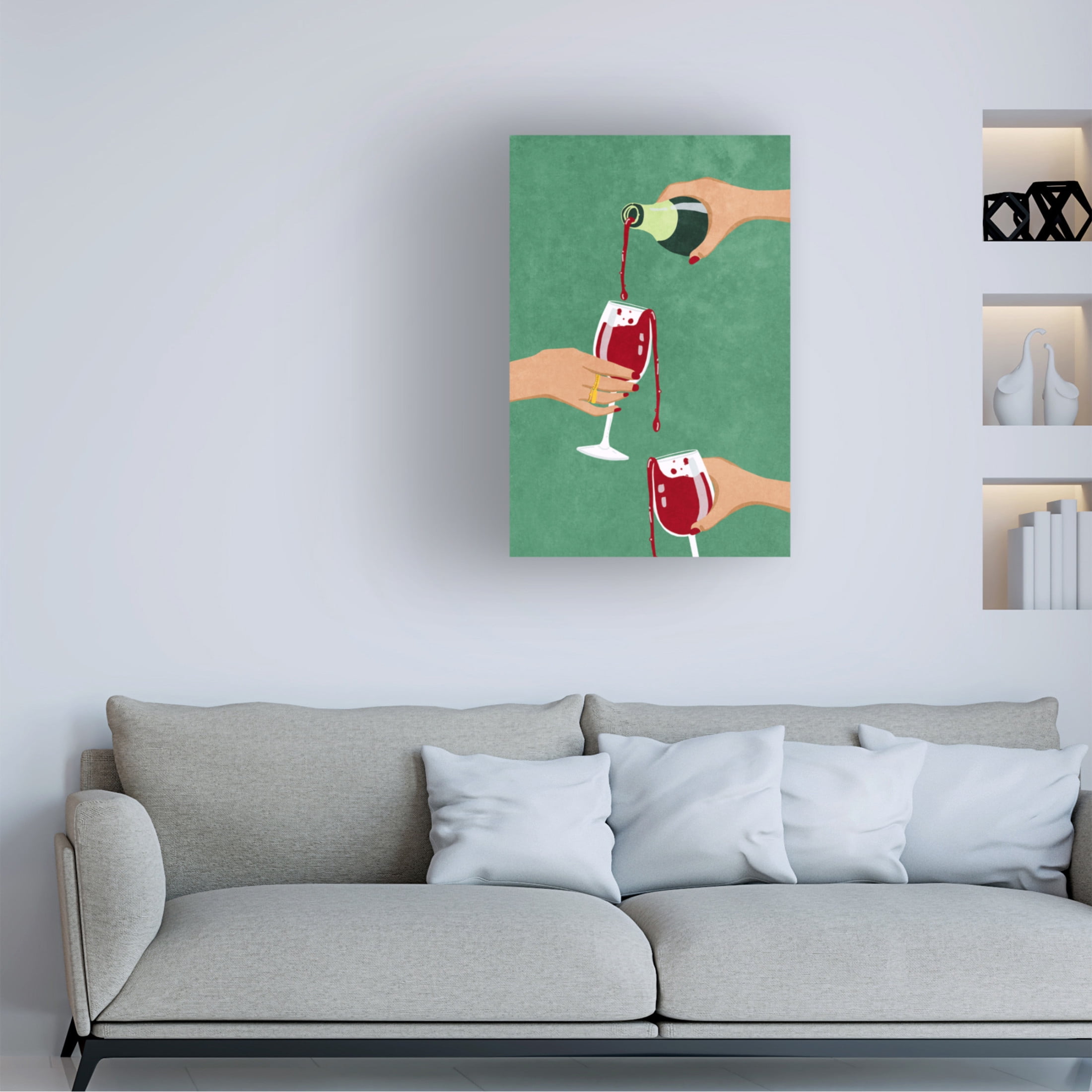 Trademark Fine Art Raissa Oltmanns  Cheers Girls Canvas Wall Art