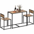 thumbnail image 1 of HOMCOM Industrial Dining Table Set for 2, Small Kitchen Table and Chairs, 1 of 10