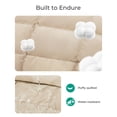 thumbnail image 2 of Bolsa de gimnasio BAGSMART para mujer resistente al agua Weekender Camel, 2 of 8