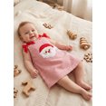 thumbnail image 5 of Toddler Baby Girl Christmas Dress Santa Claus/Gingerbread/Merry Dress Fall Clothes, 5 of 7