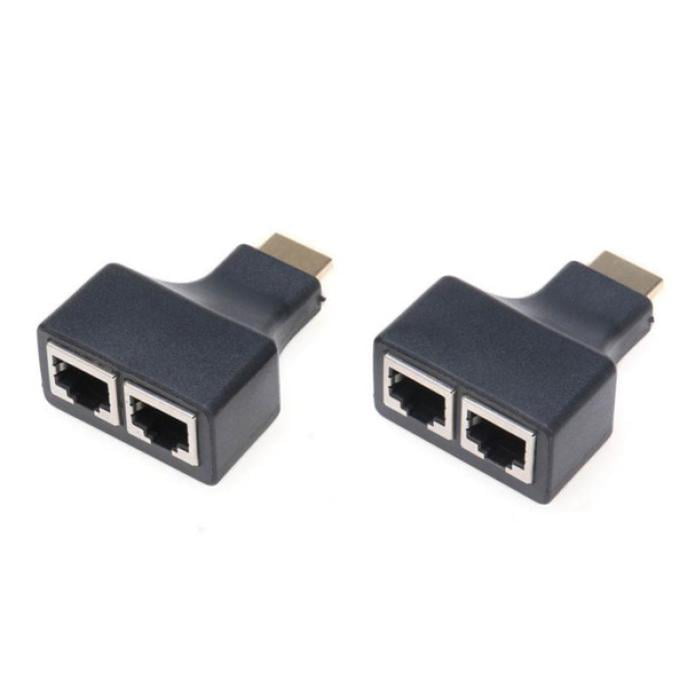 HDMI Extender Over Ethernet Network Lan RJ45 Cat5e Cat6 Single Cable  Repeater