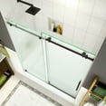 thumbnail image 4 of Aston TDR984F-CH-60-10 60 x 56-60 x 3.1 in. Coraline Frameless Sliding Tub Door with Frosted Glass - Chrome, 4 of 7