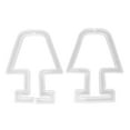 thumbnail image 3 of Résine Époxy, Réutilisable 2 Pcs Support de Lampe de Table en Silicone Facile à Libérer Brillant pour la Maison, 3 of 8
