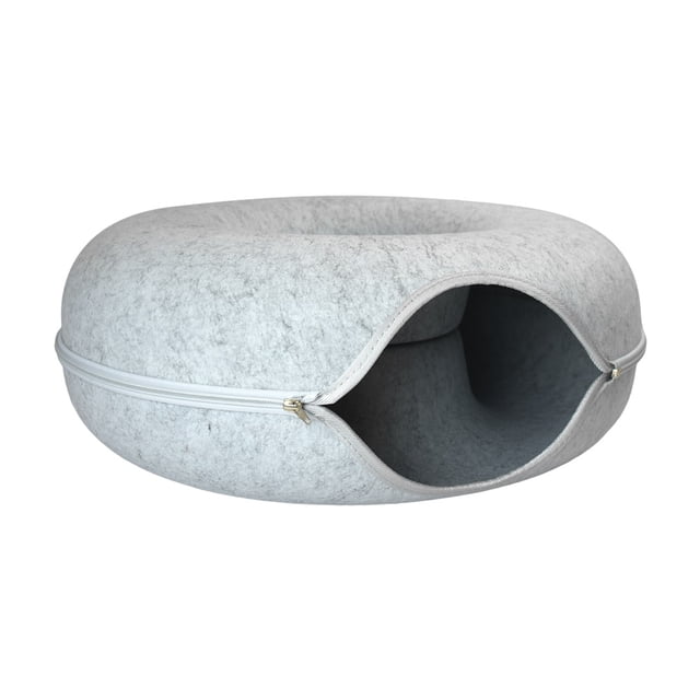 Cueva Para Gato Cama Moderna, Desmontable Y Antirrasguños Gris